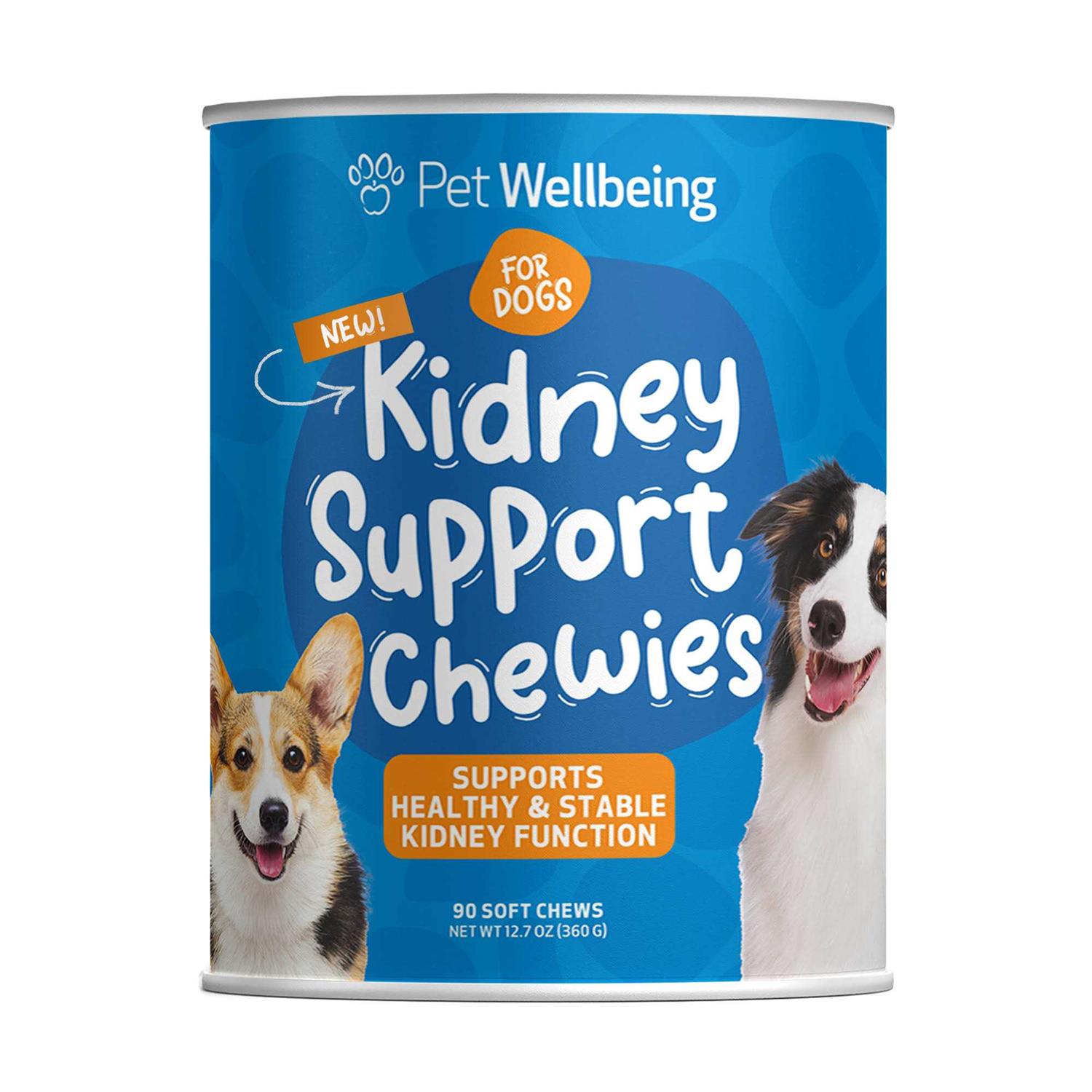 Kidney Support Chewies for Dogs by Pet Wellbeing