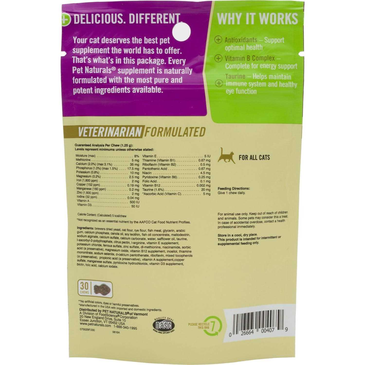 Alternative view of Pet Naturals Daily Multi for Cats