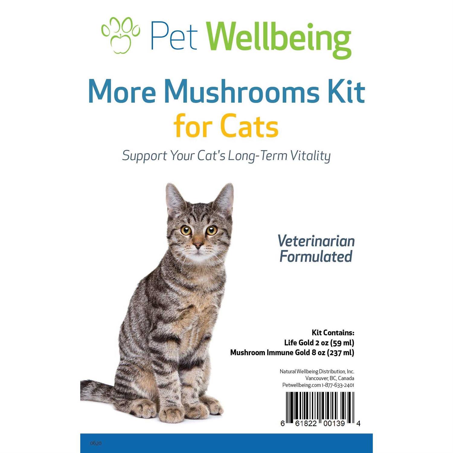 Alternative view of Pet WellBeing More Mushrooms Kit Comprehensive Care for Cat Cancer Support