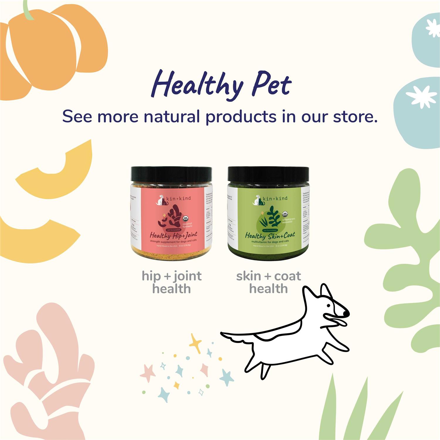 Alternative view of kin+kind, Healthy Immunity, for Dogs and Cats
