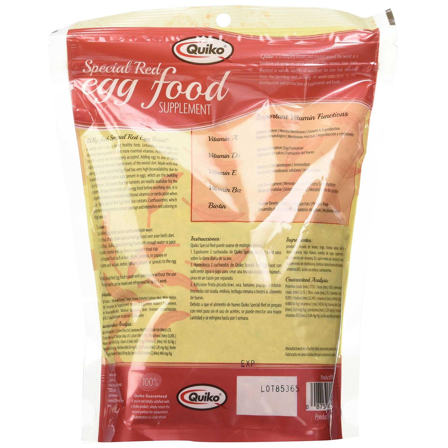 Alternative view of Quiko Special Red Egg Food Supplement