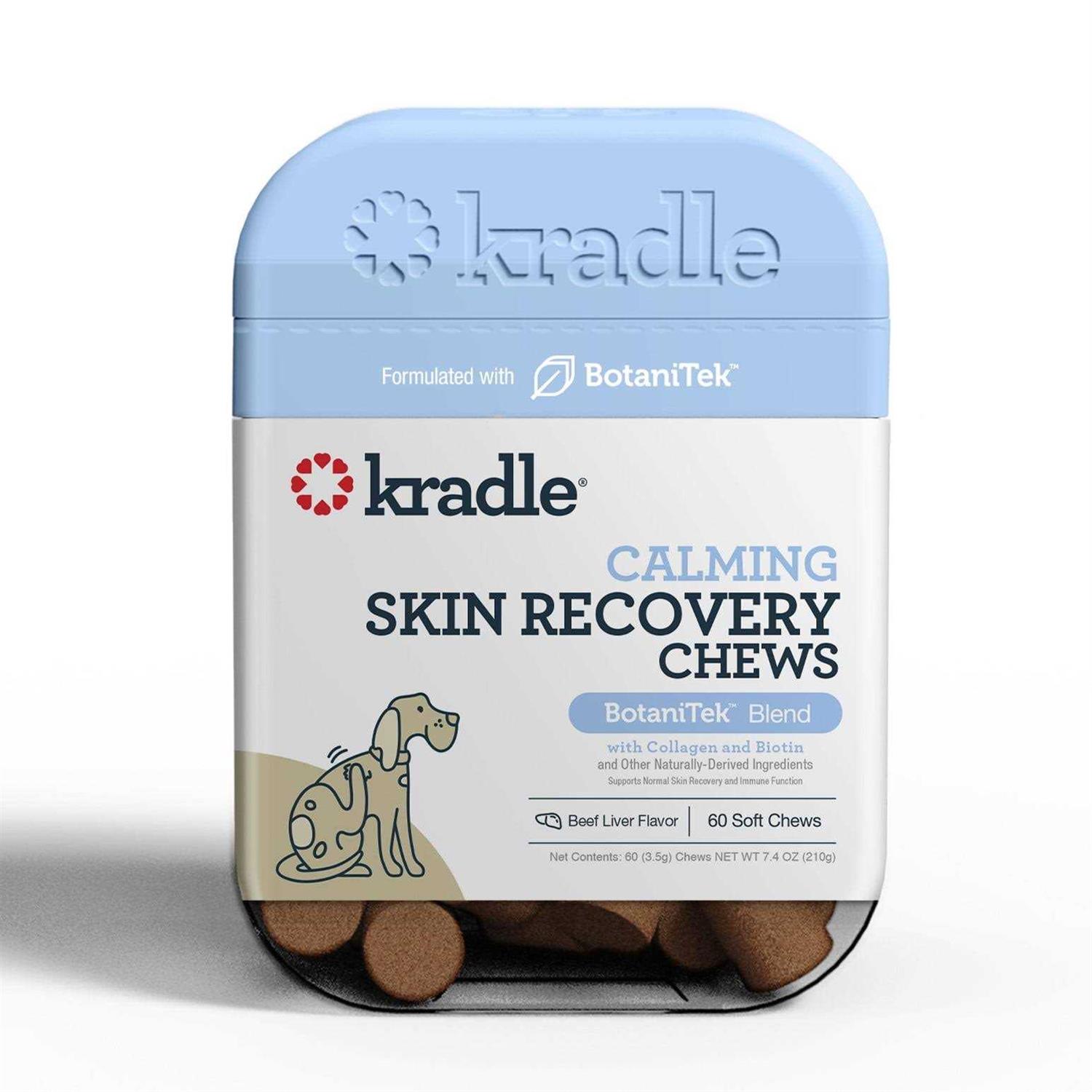Kradle Calming Skin Recovery Soft Chews Dog Skin & Coat Support