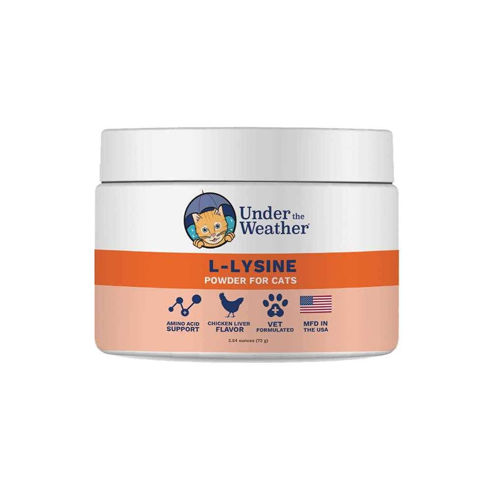 Under the Weather Pet L-lysine Powder Cat Supplement