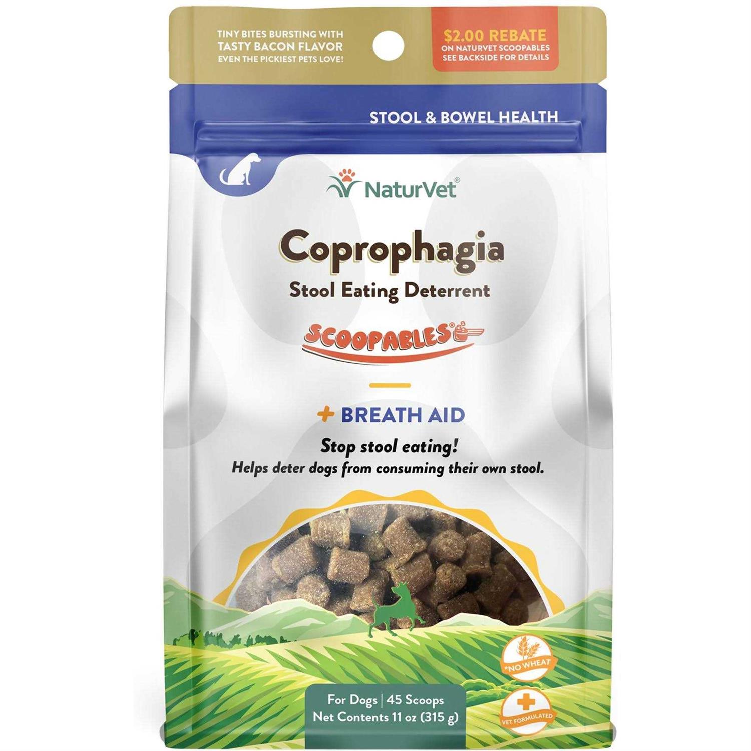 NaturVet Scoopables Coprophagia Stool Eating Deterrent