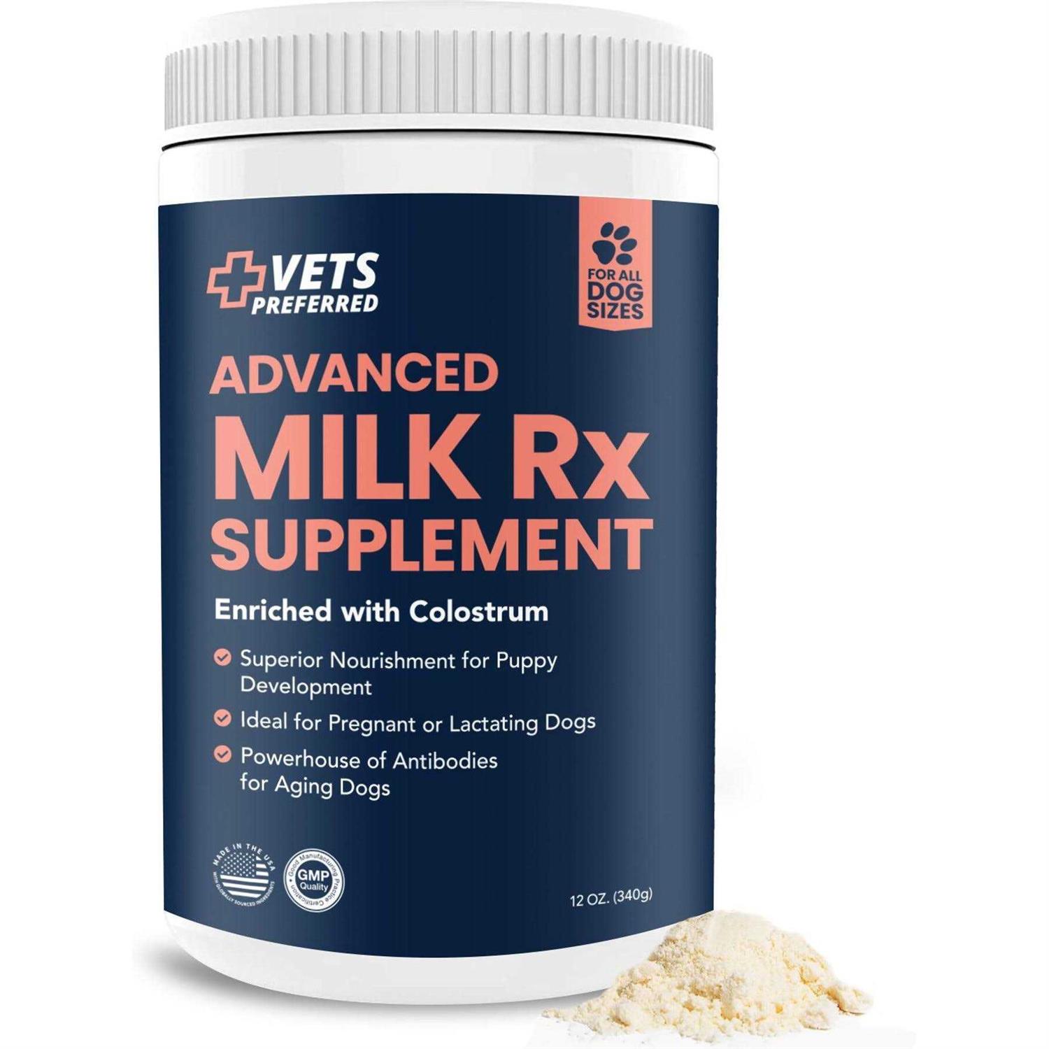 Vets Preferred Advanced Milk Supplement with Colostrum 12 Oz