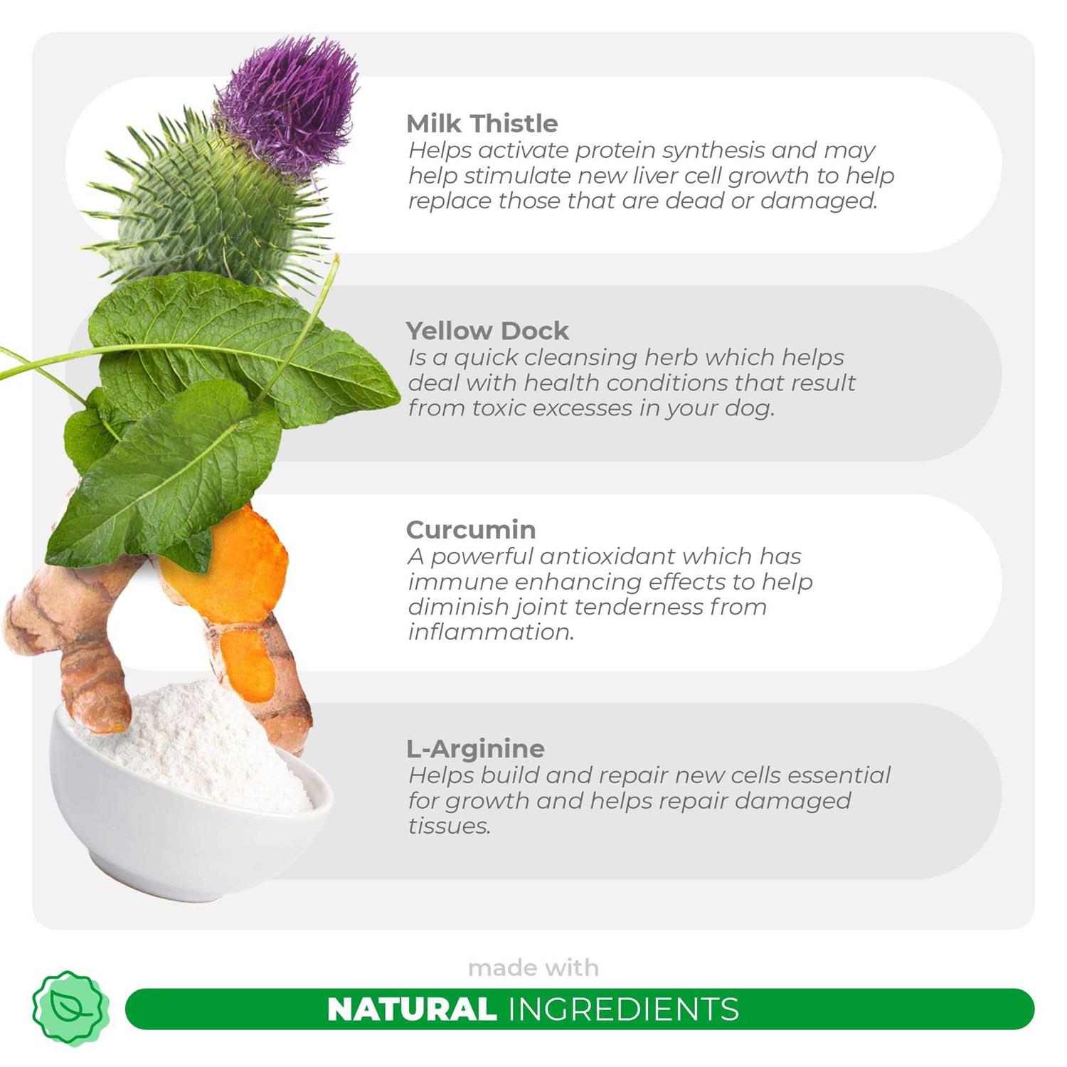 Alternative view of Coco and Luna Milk Thistle for Dogs 90 Soft Chews Liver and Kidney Support for Dogs