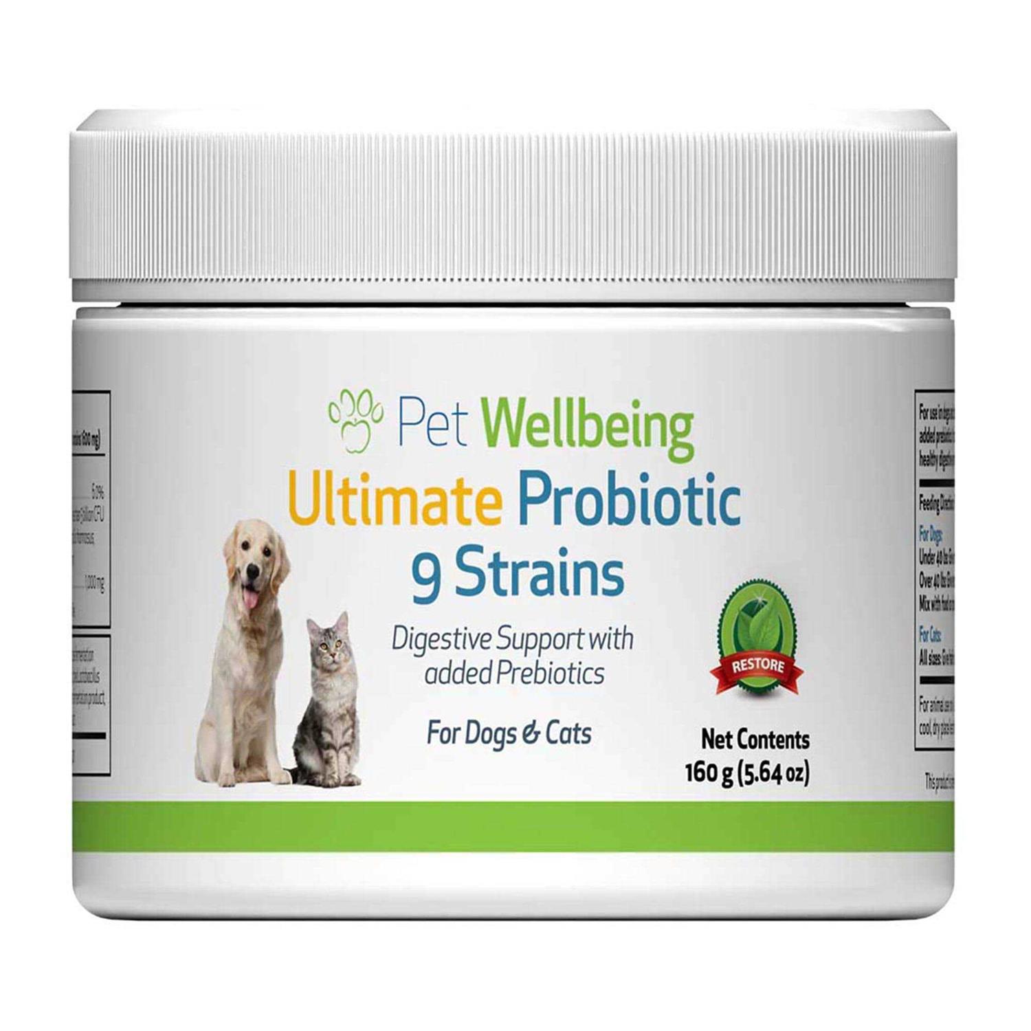 Pet Wellbeing Ultimate Probiotic 9 Strains for Dogs & Cats