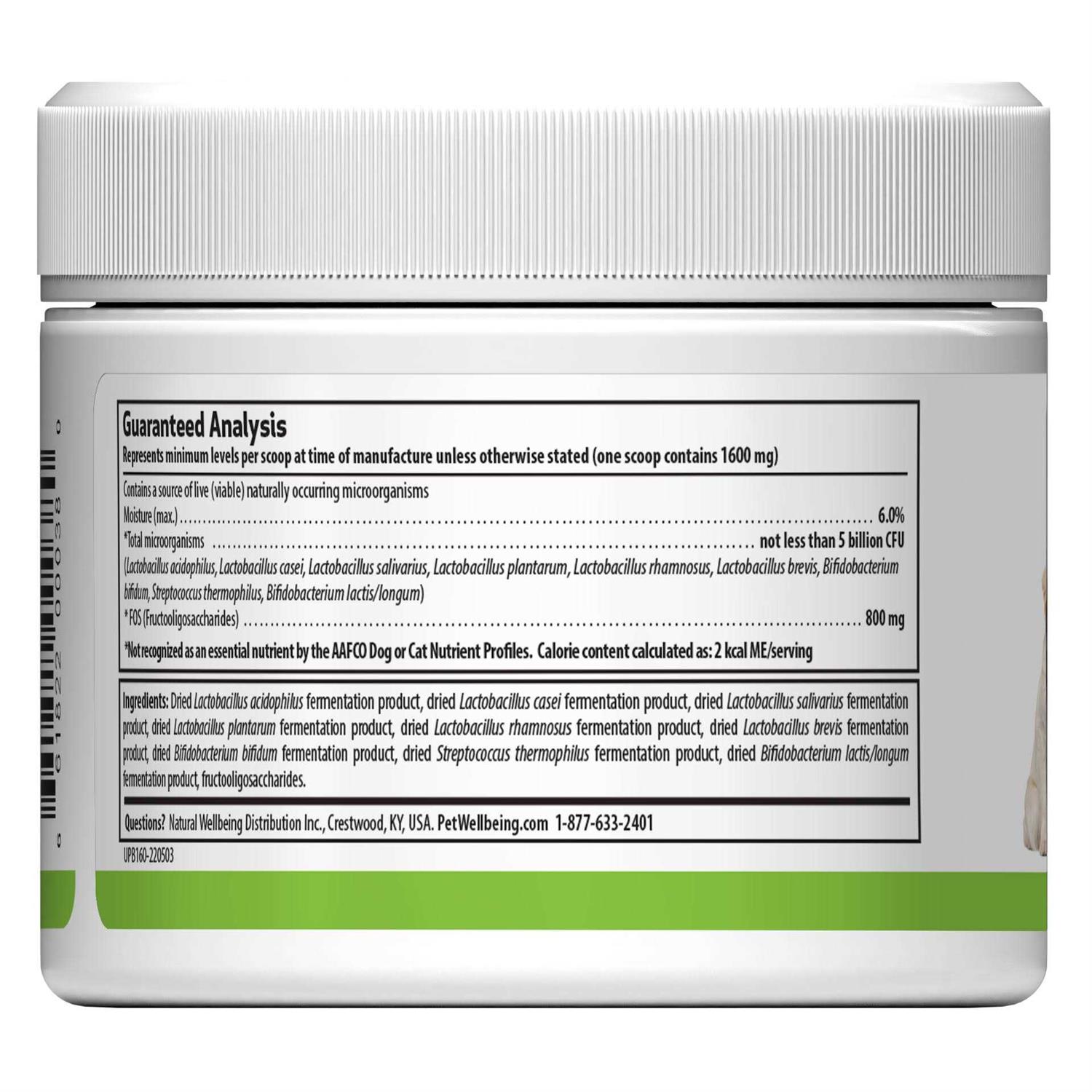 Alternative view of Pet Wellbeing Ultimate Probiotic 9 Strains for Dogs & Cats