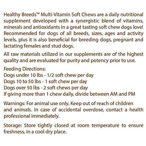 Alternative view of Healthy Breeds Multivitamin Soft chew for Dogs 180 count