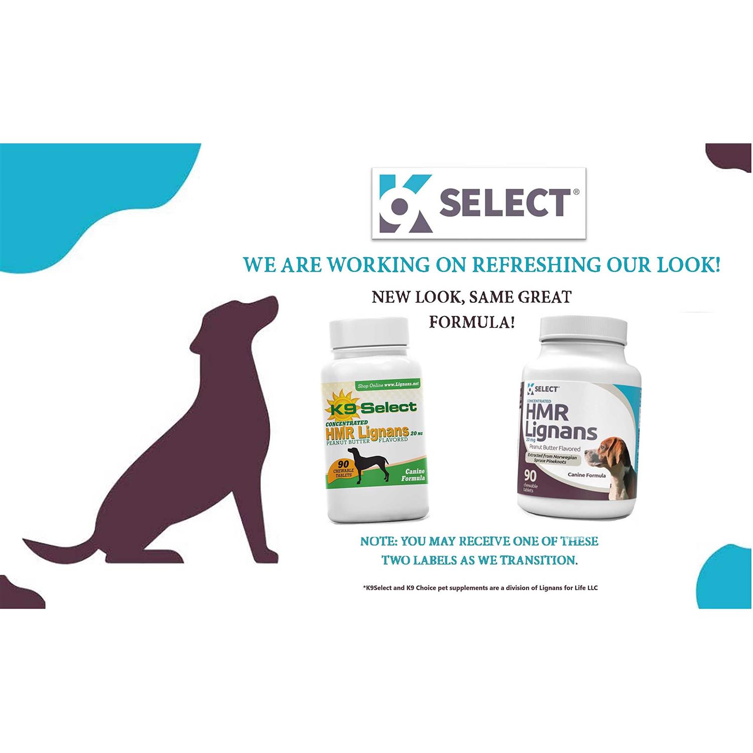 Alternative view of K9 Select Peanut Butter HMR Lignans Dog Hormone Supplement