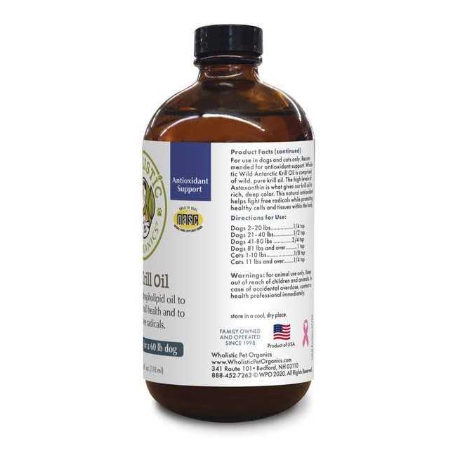 Alternative view of Wholistic Pet Organics Krill Oil Capsules Dog & Cat Supplement