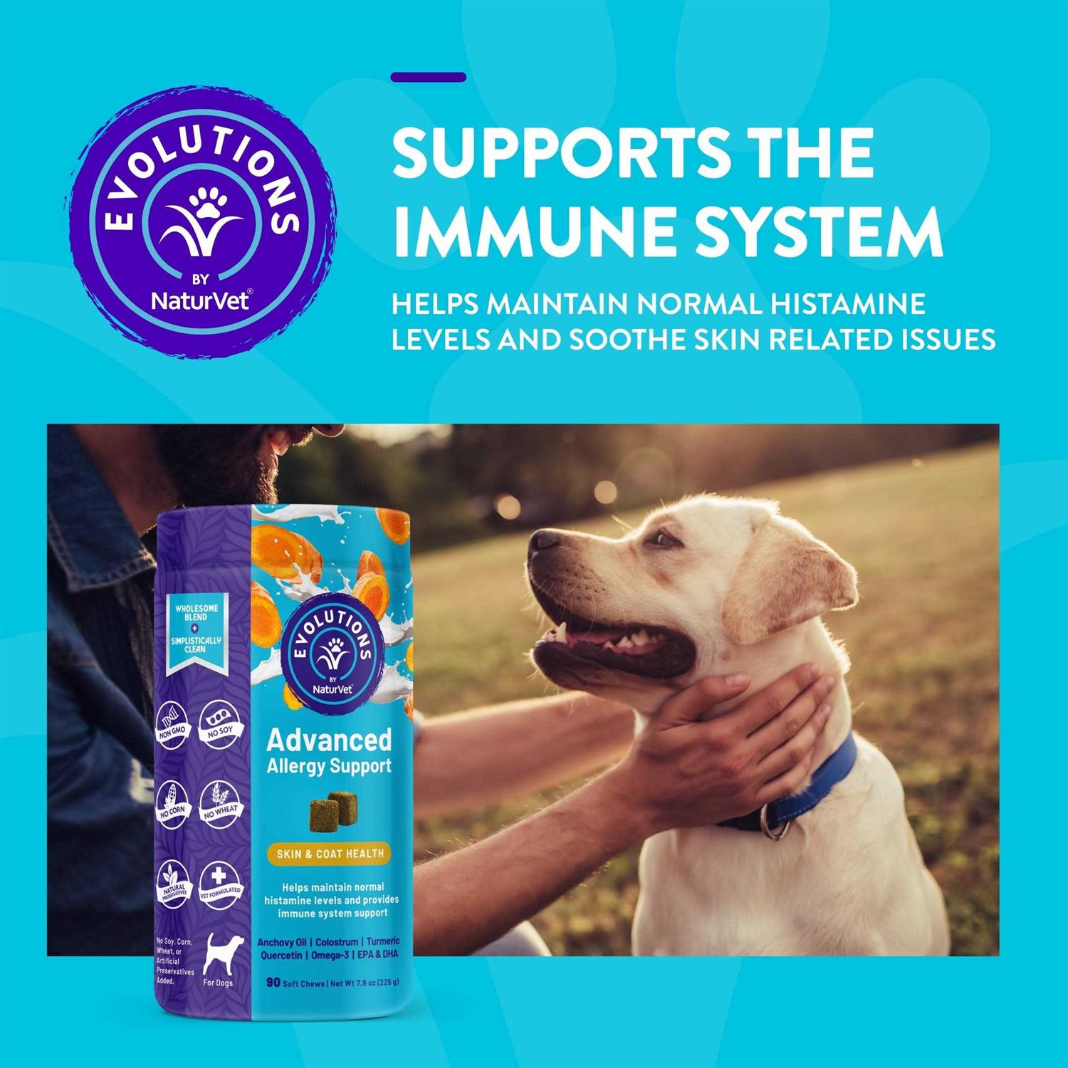 Alternative view of NaturVet Evolutions Advanced Allergy Support Soft Chews