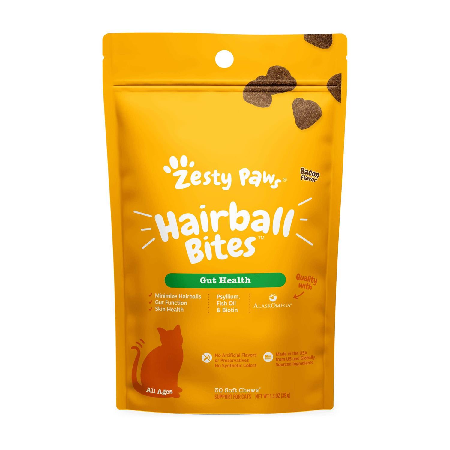 Zesty Paws Hairball Cat Bites
