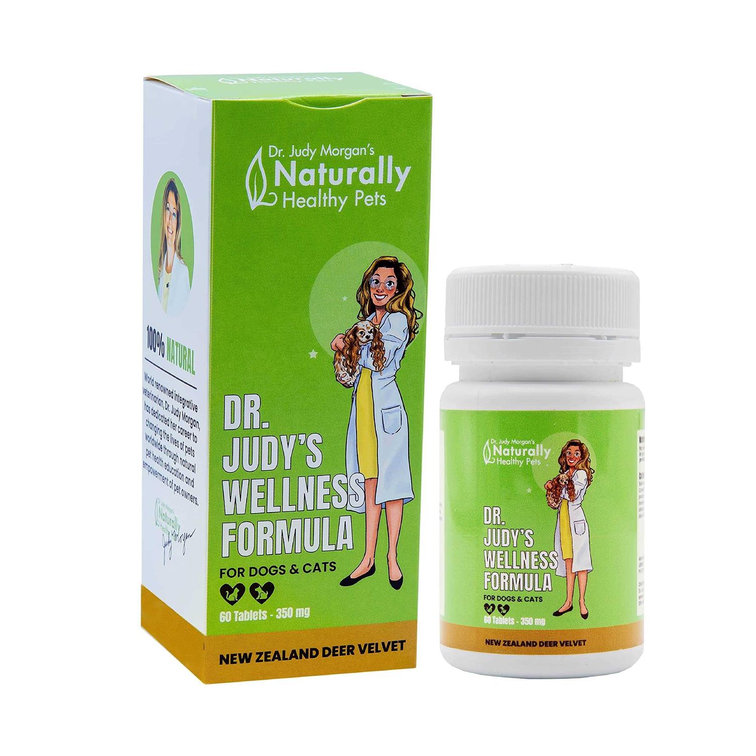 Dr. Judy Morgan's Naturally Healthy Pets New Zealand Deer Velvet Wellness Formula for Dogs & Cats