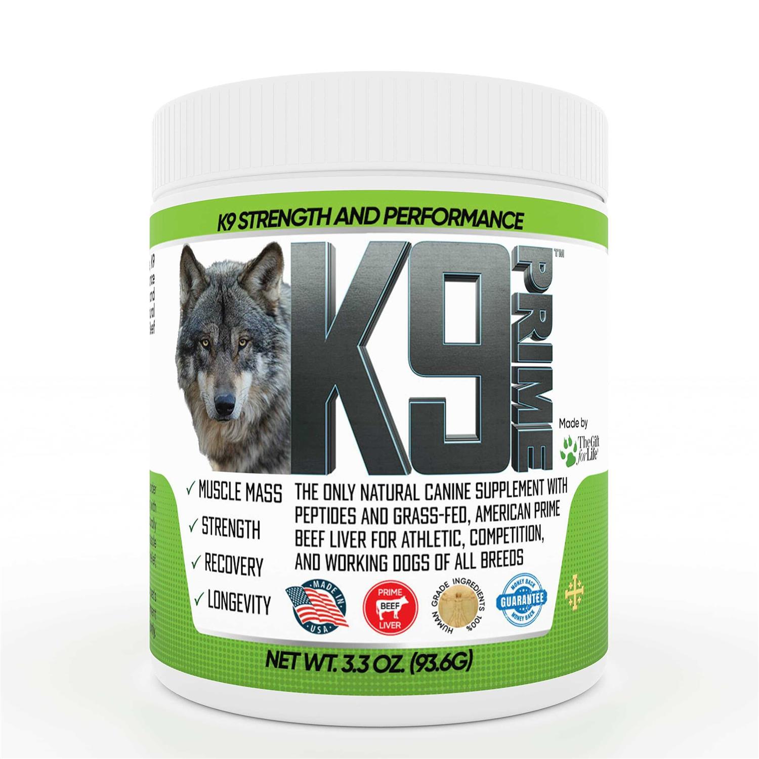 THE GIFT FOR LIFE K9 Prime Elevate Your Dog's Performance!