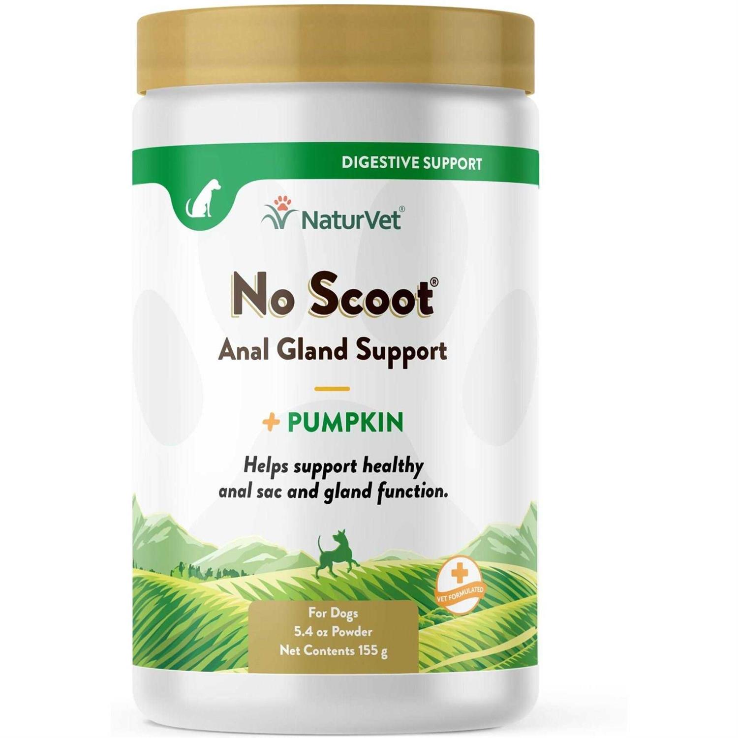 NaturVet No Scoot Supplement Powder Plus Pumpkin
