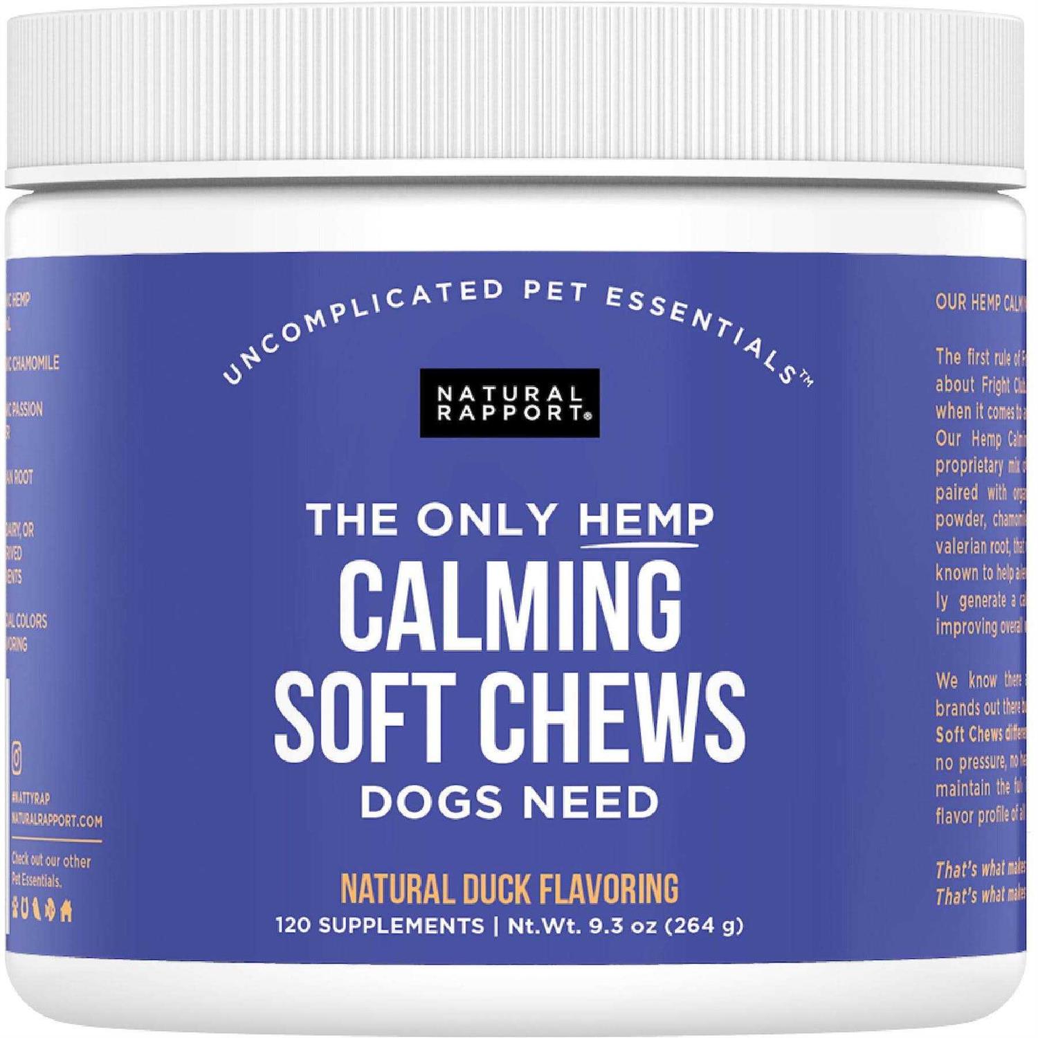 Natural Rapport The Only Calming Soft Chews Dogs Need