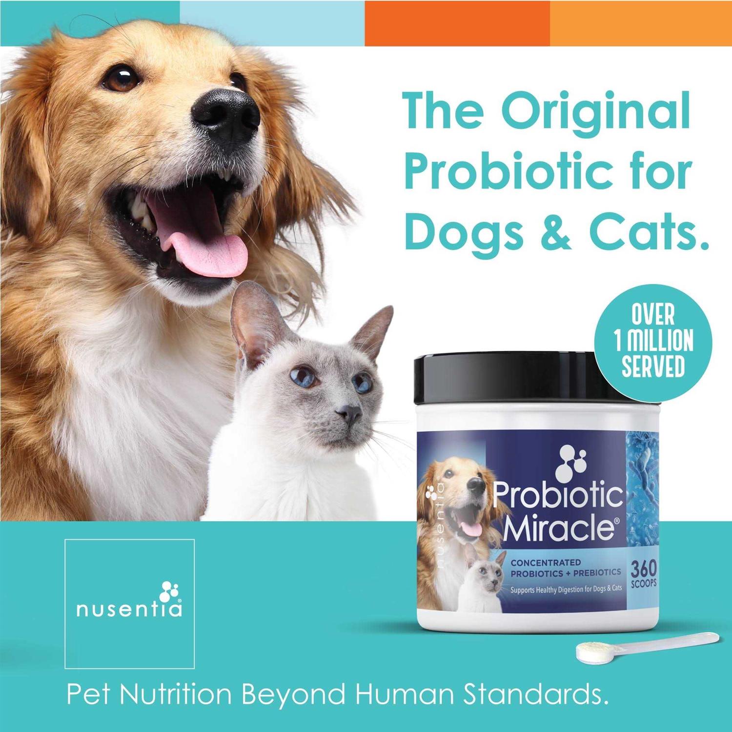 Alternative view of Nusentia Probiotic Miracle Probiotics for Dogs