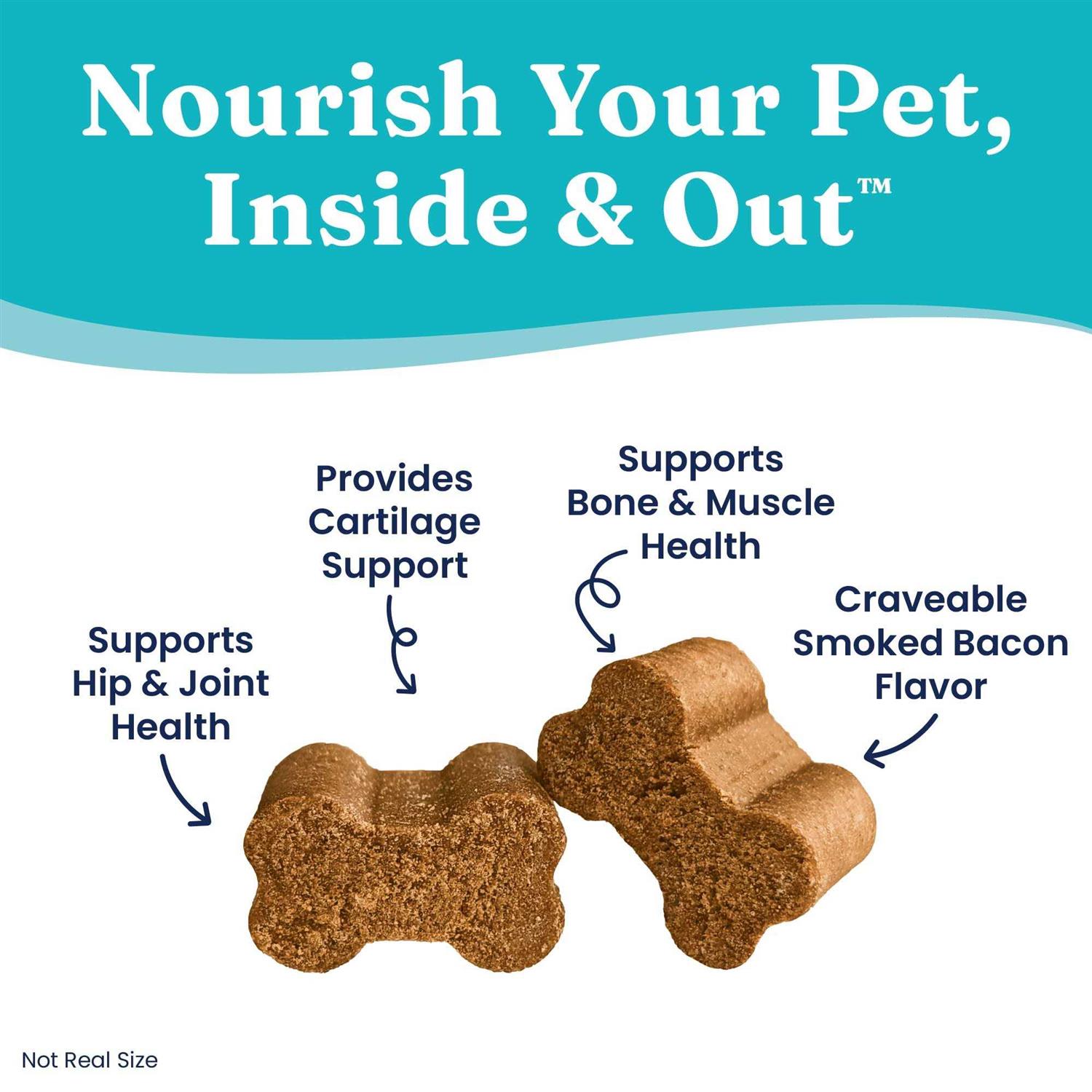 Alternative view of Solid Gold Leaps & Hounds Soft Chews Glucosamine Chondroitin Joint Supplement for Dogs