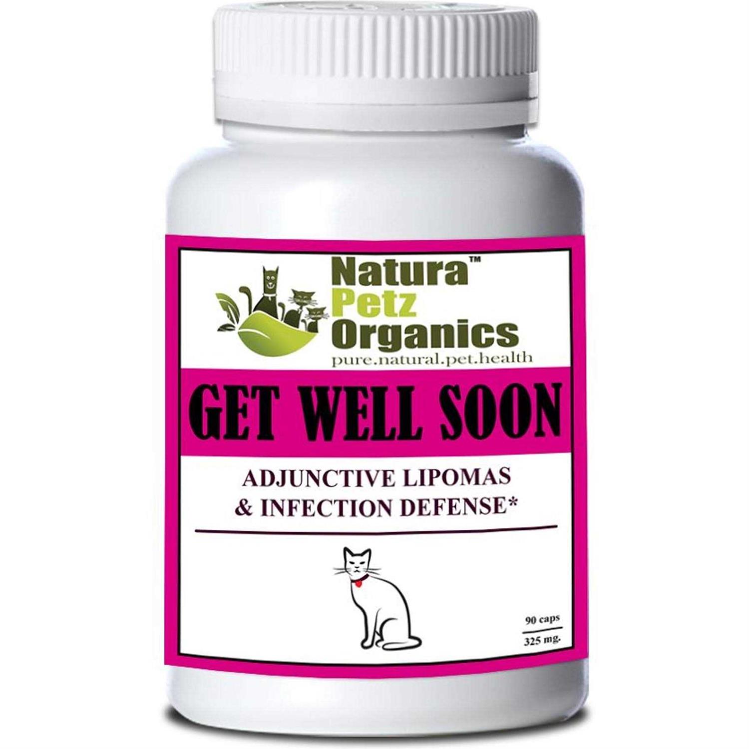Organic Pet Systems Get Well Soon Adjunctive Lipoma + Infection Defense* CAT caps / 325 mg