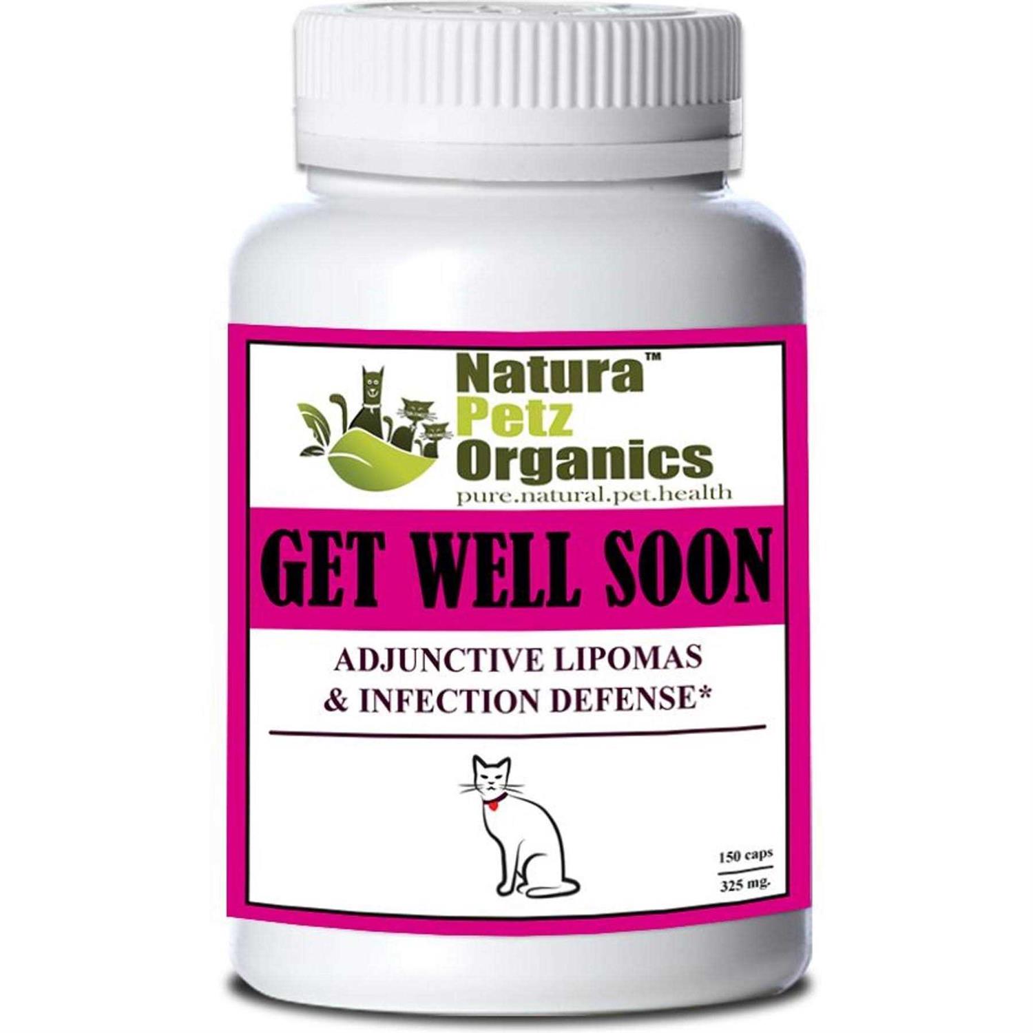 Organic Pet Systems Get Well Soon Adjunctive Lipoma + Infection Defense* CAT caps / 325 mg
