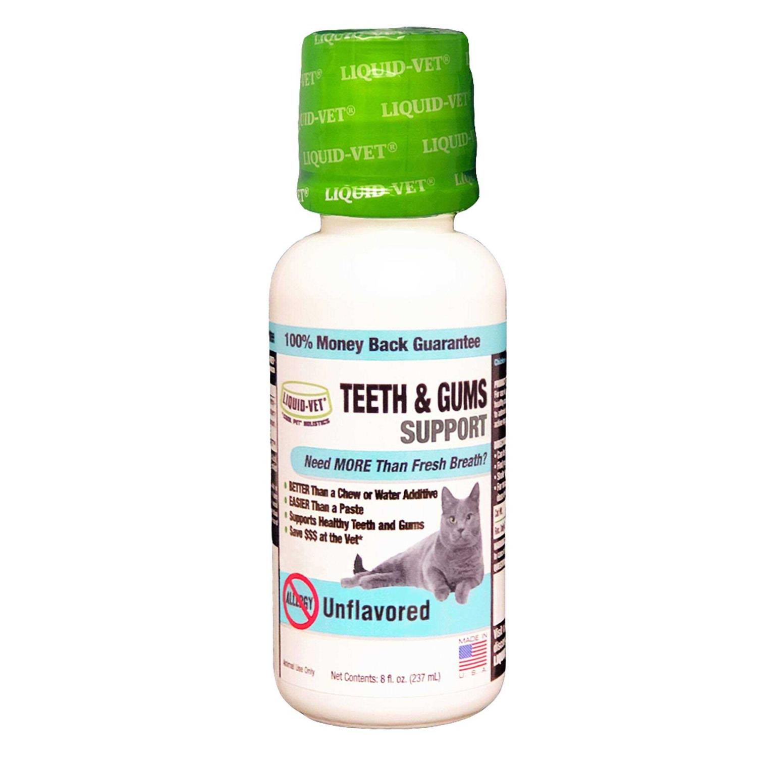 Liquid-Vet Teeth and Gums Support Cat Formula