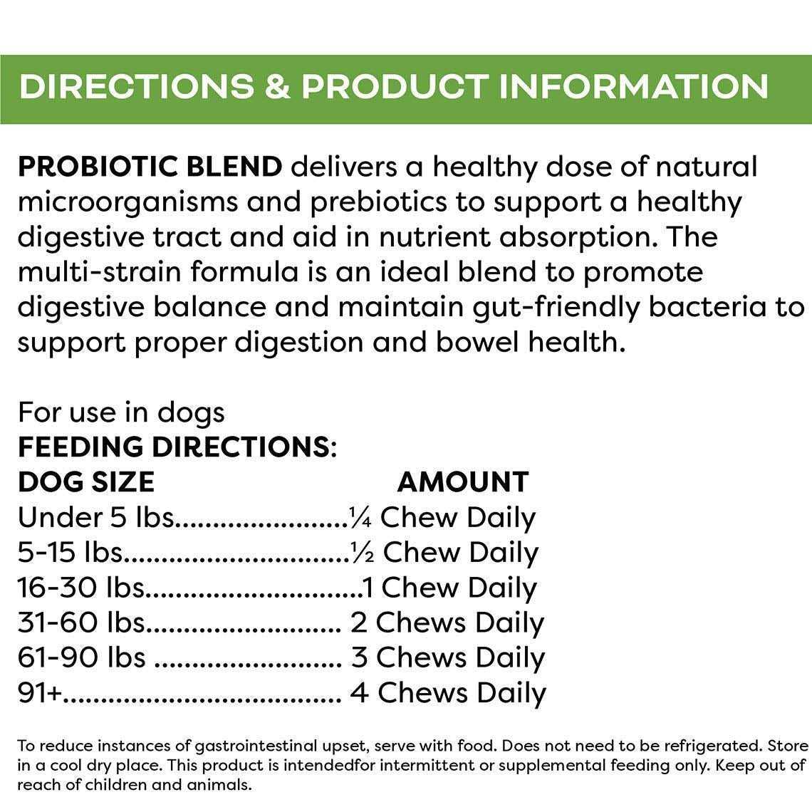 Alternative view of Only Natural Pet Probiotic Blend Digestive Support Soft Dog Chews