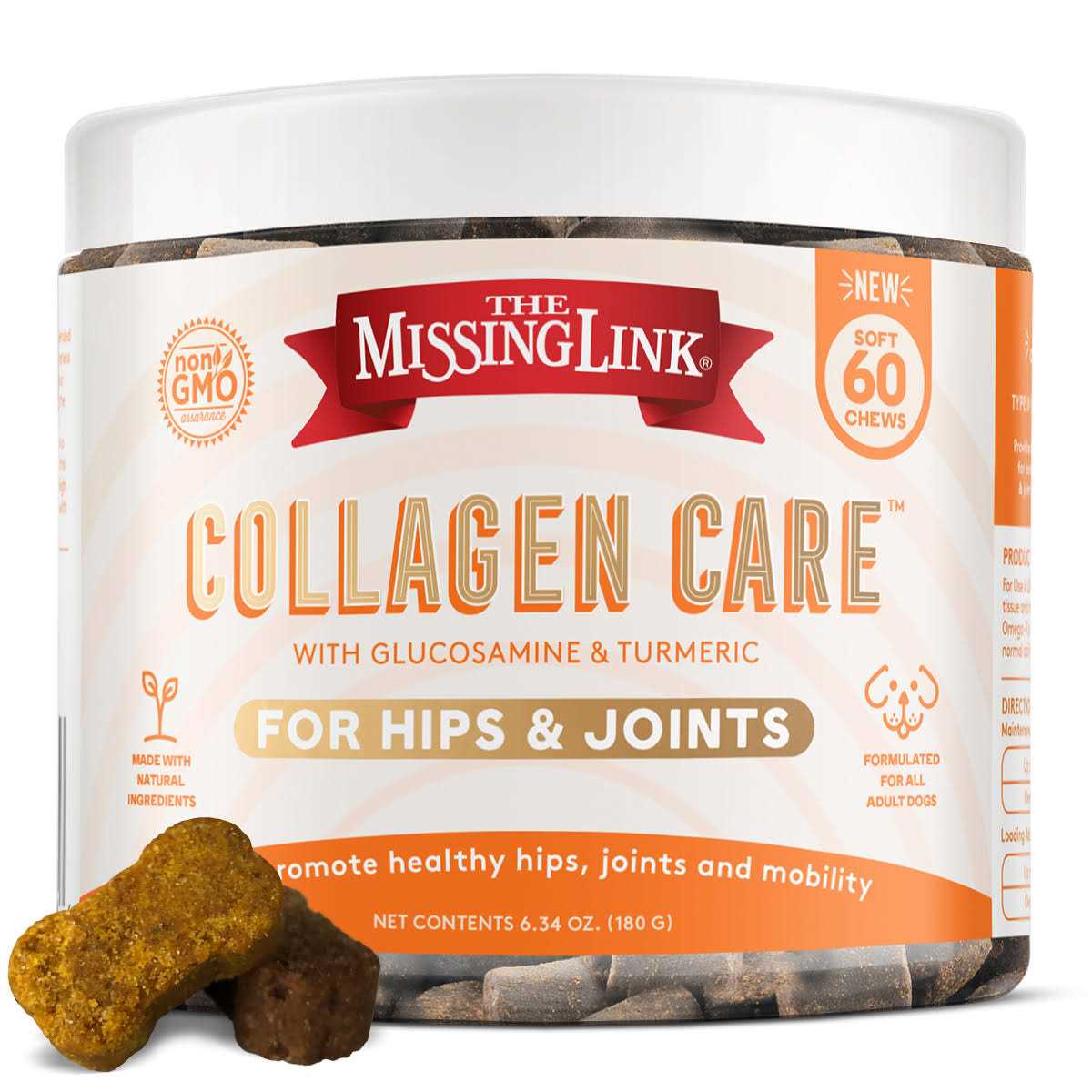 The Missing Link Collagen Care Soft Chews Hips & Joints