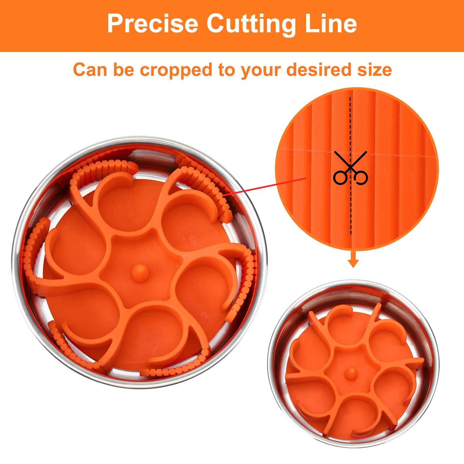 Alternative view of Anipaw Dog Slow Feeder Dog Bowls Silicone Spiral Dog Food Bowls Feeder Insert to Slow Down Eating for Large Medium Small Breed Dogs Perfect