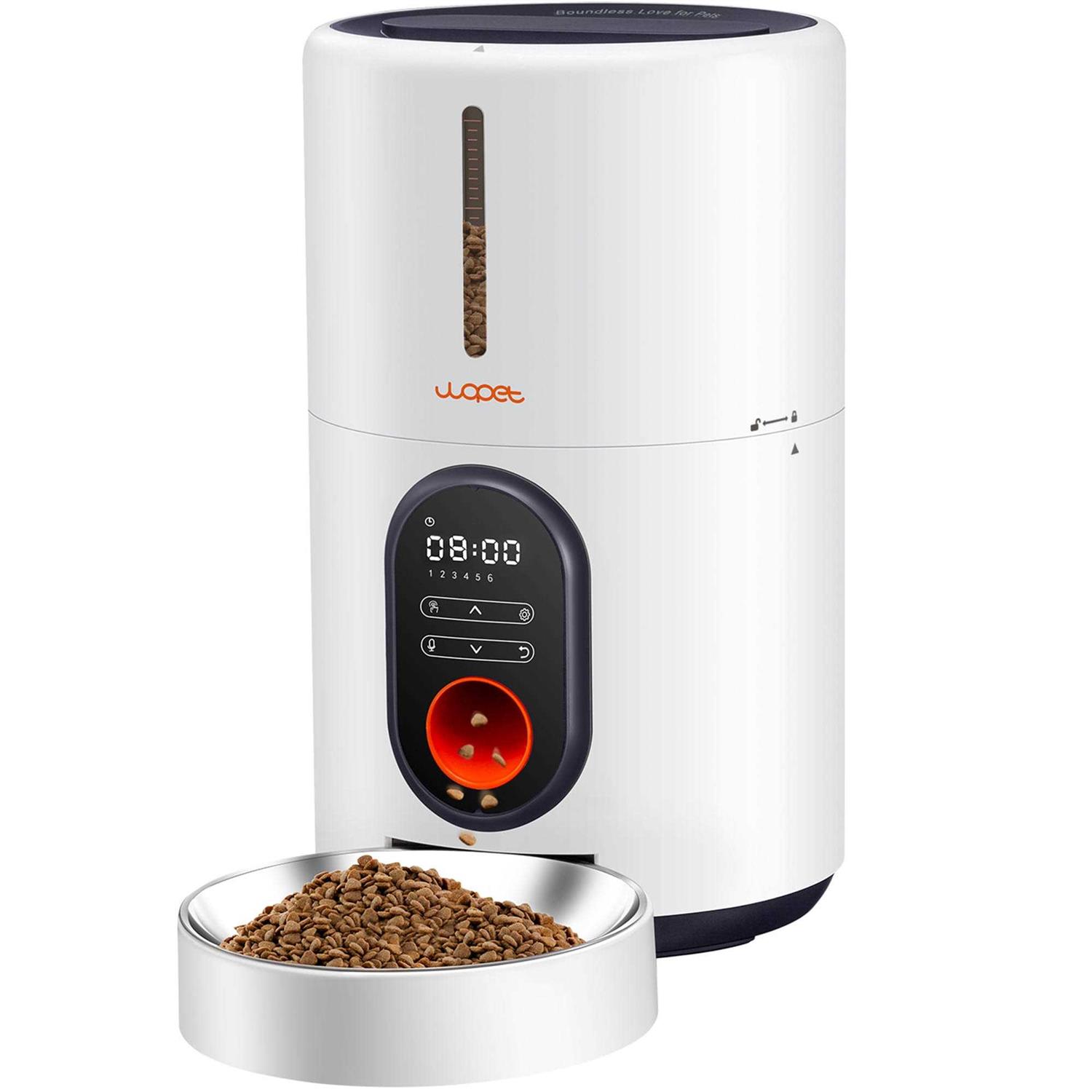 Wopet Automatic Dog Feeders Pet Feeder Cat Food dispenser With Stainless Steel Bowl
