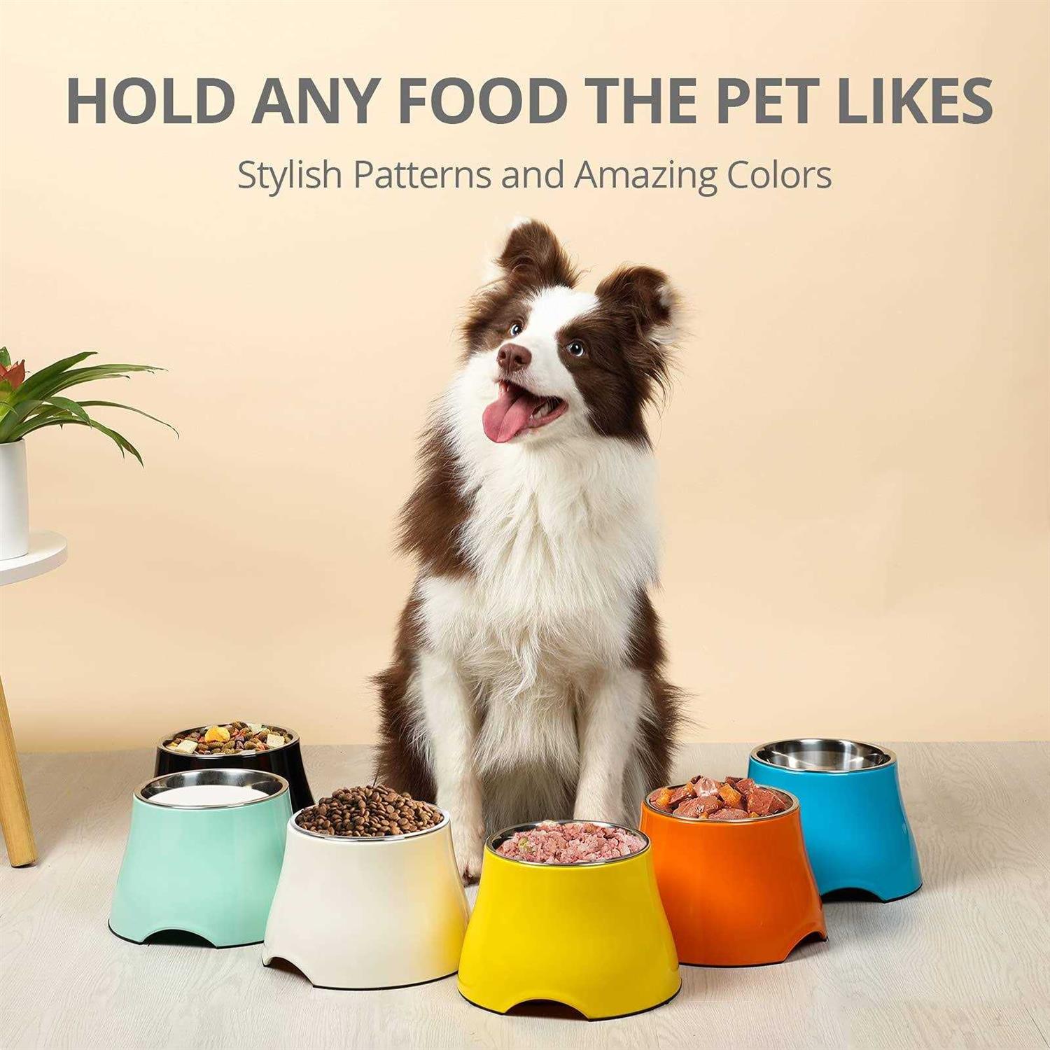 Alternative view of yoken Elevated Dog Bowls Stainless Steel Bowl,Prevention of Vertebrae Disease