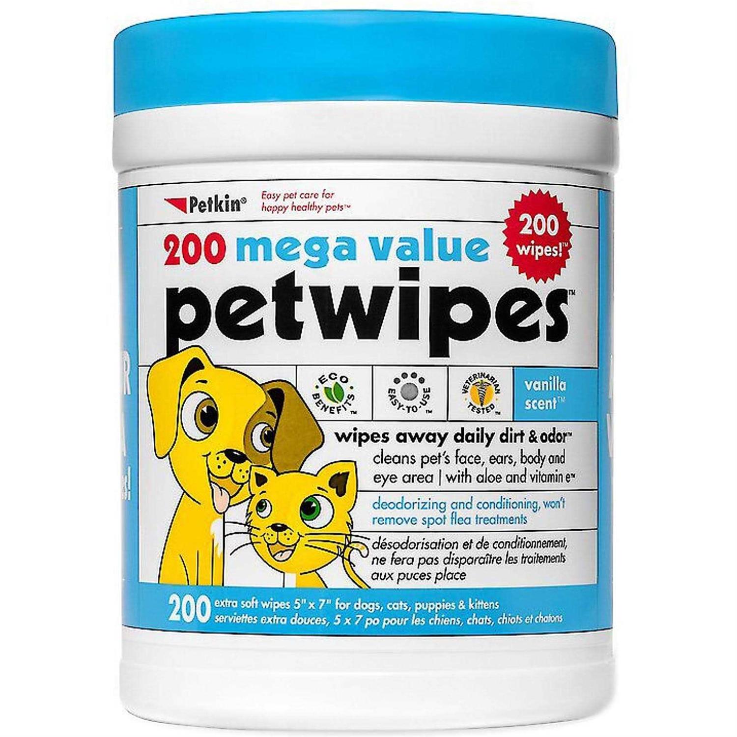 Petkin Petwipes Dog & Cat Wipes