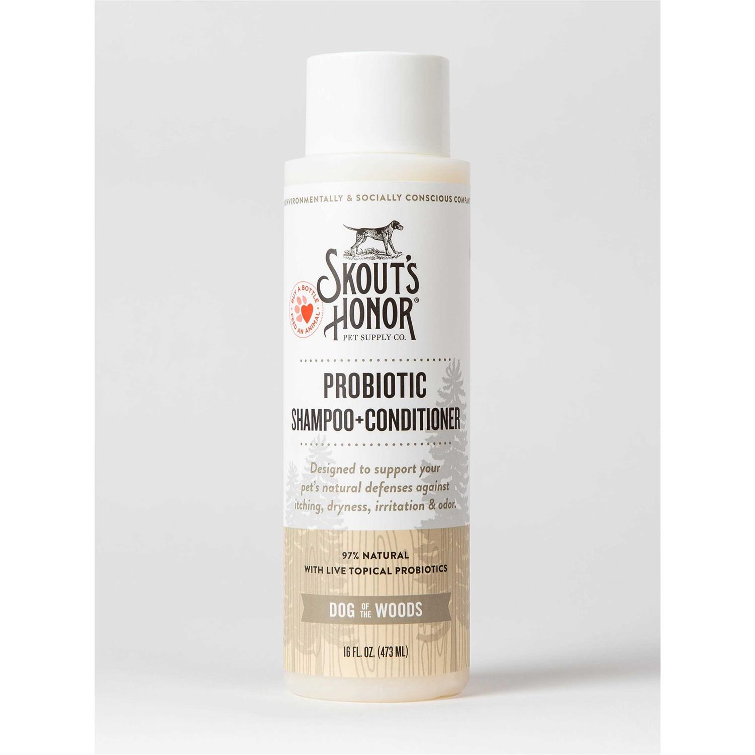Skout's Honor Probiotic Shampoo Conditioner Dog of the Woods