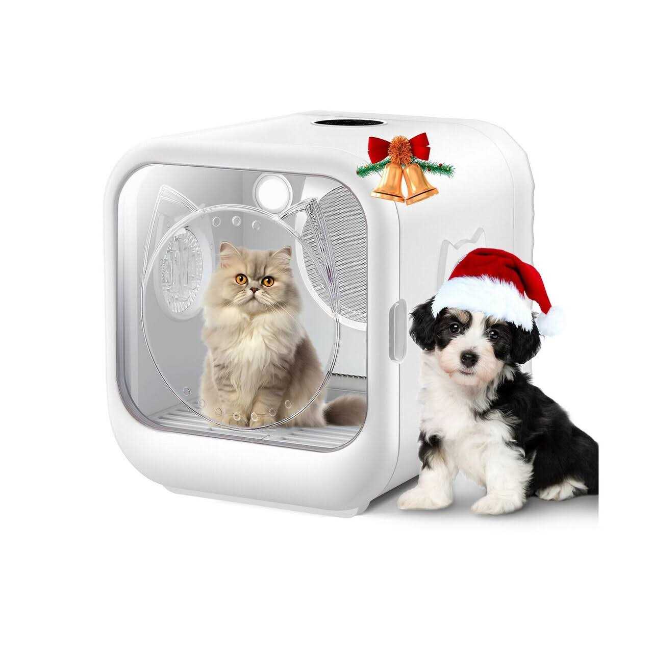 goodmom Auto Pet Dryer for Cats Small Dogs Adjustable Temp Quiet