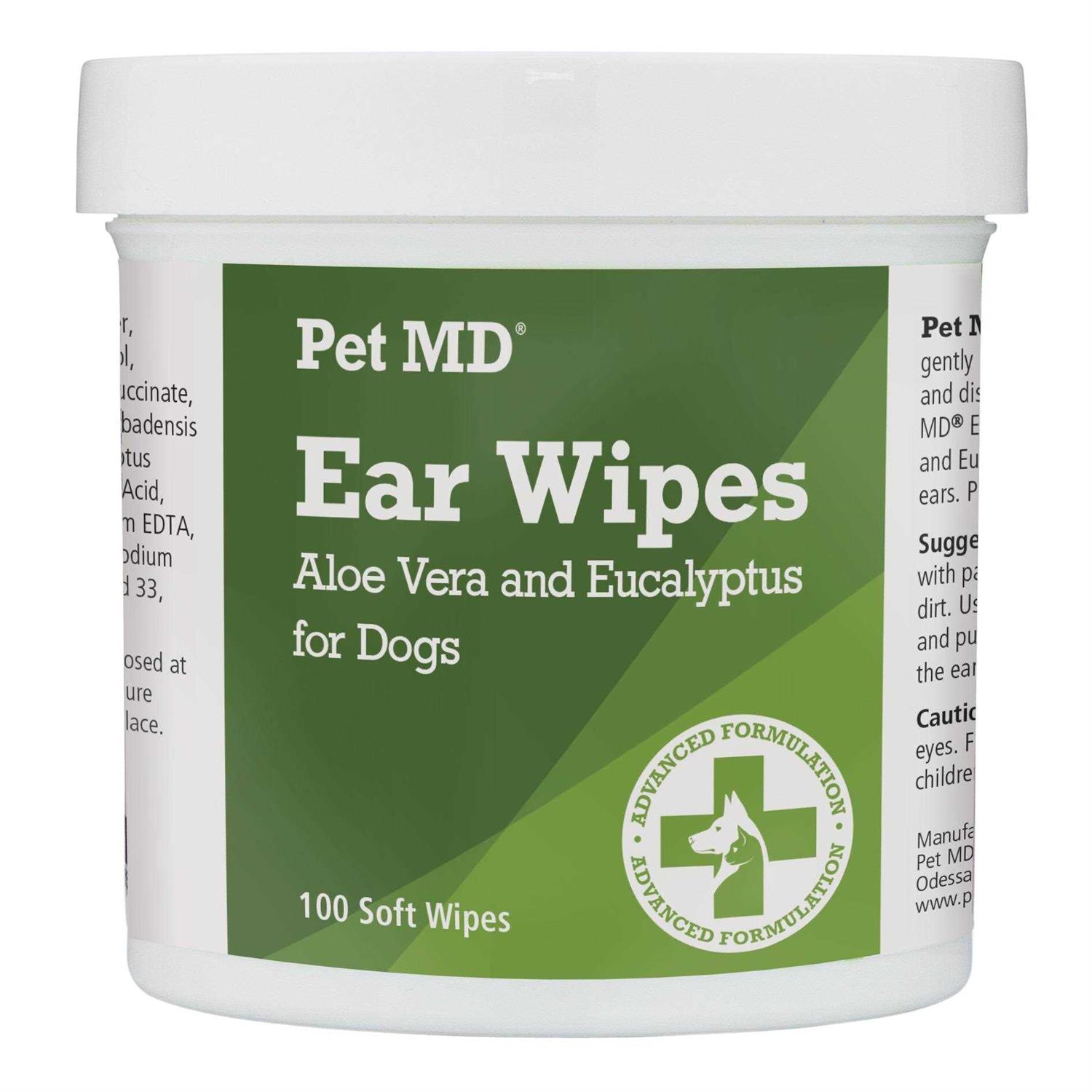 PetMD Aloe & Eucalyptus Dog Ear Wipes