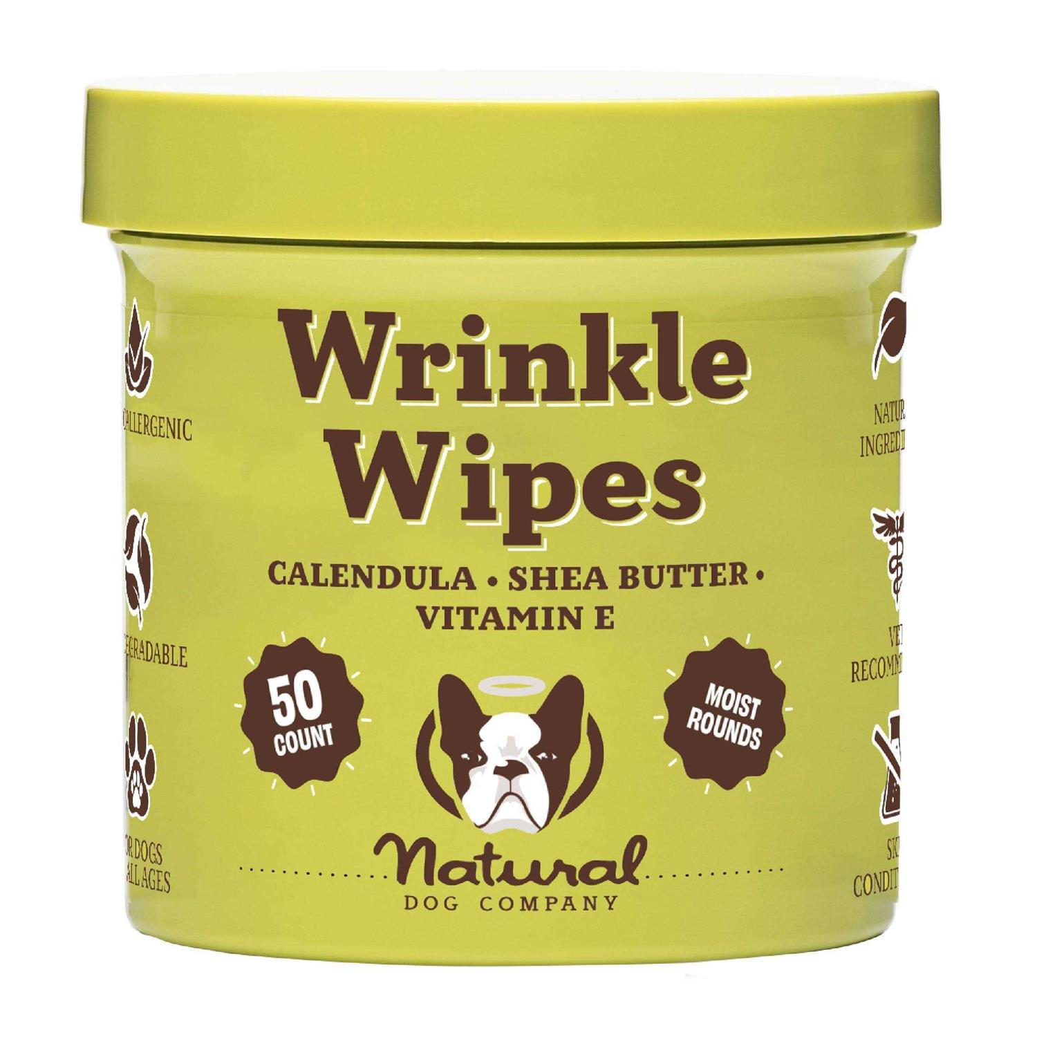 Natural Dog Company Wrinkle Wipes