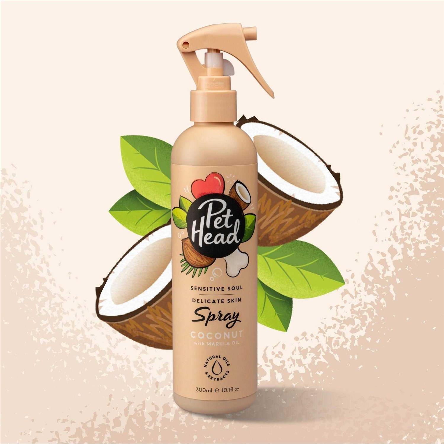Pet Head Sensitive Soul Delicate Skin Spray for Dogs Coconut with Marula Oil