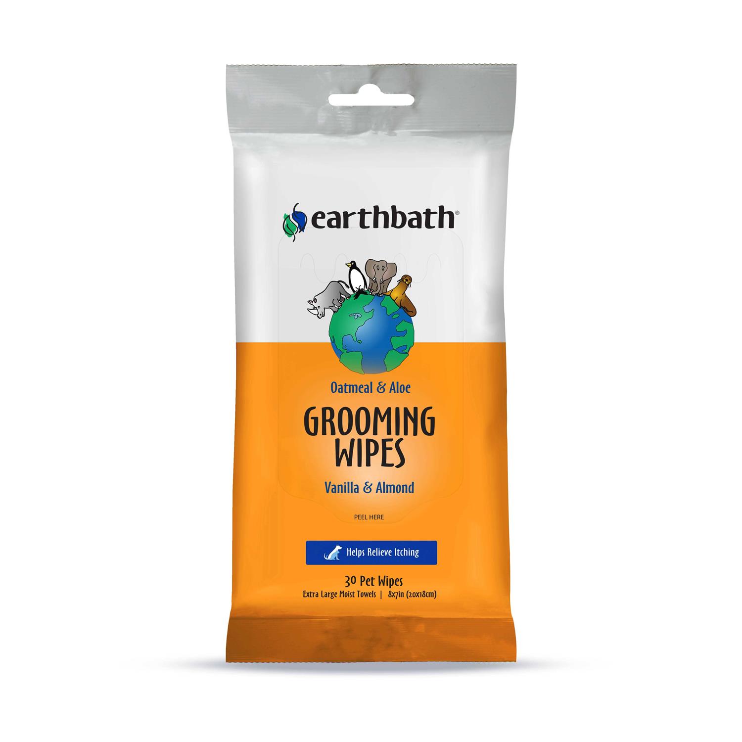 Earthbath Oatmeal Aloe Grooming Wipes