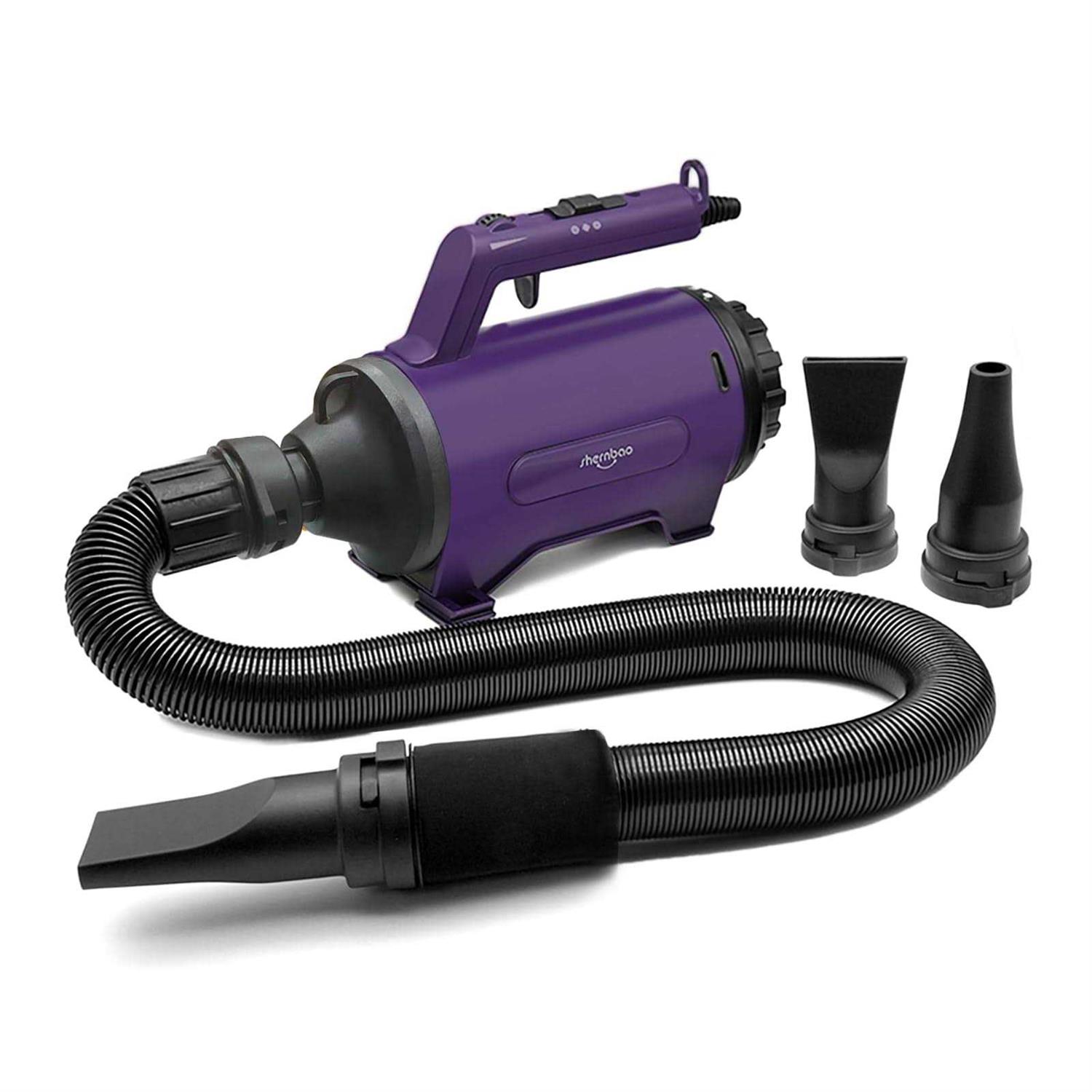 shernbao Dog Dryer High Velocity Professional Dog/Pet Grooming Force Hair Dryer/Blower