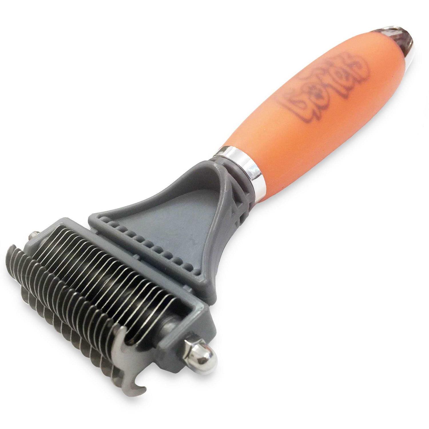Gopets 2-Sided Dematting Comb Professional Grooming Rake for Cats & Dogs