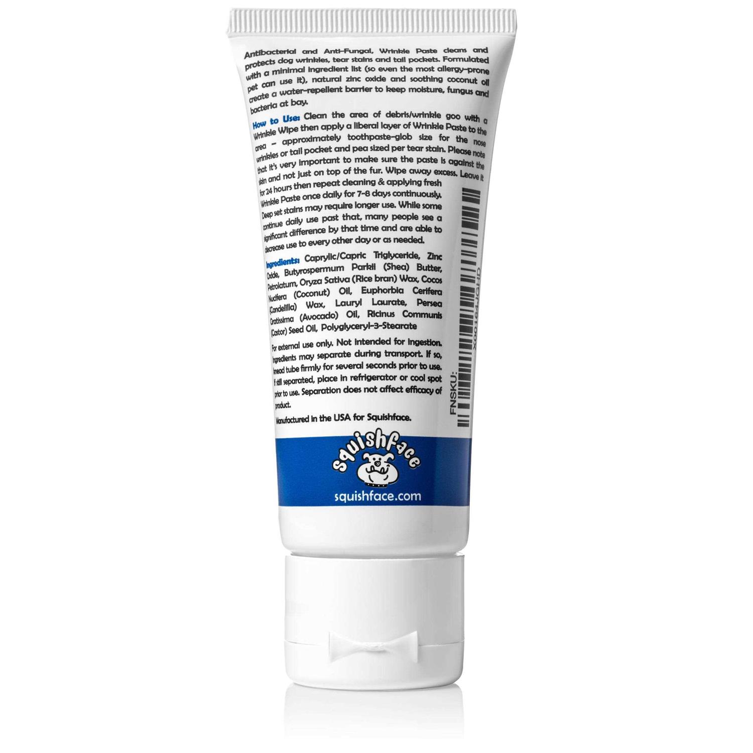 Alternative view of Squishface Protect Your Dogs Wrinkles With Wrinkle Paste + Wrinkle Wipes