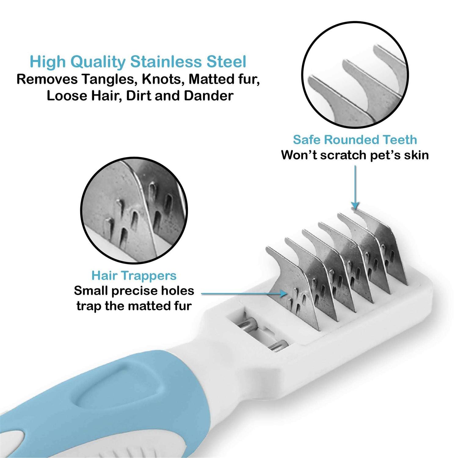 Alternative view of Pets First Professional Pet Mat Remover Dematting Tool for Grooming Cats & Dogs