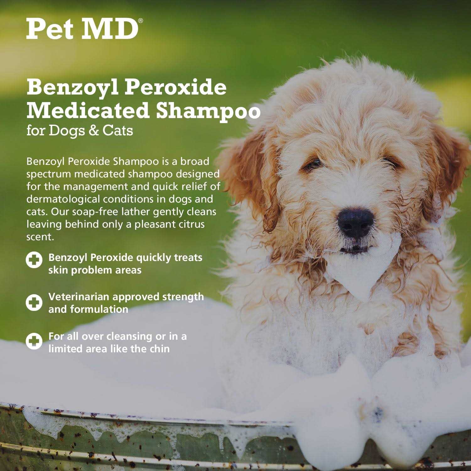 Alternative view of Pet MD Benzoyl Peroxide Dog & Cat Shampoo