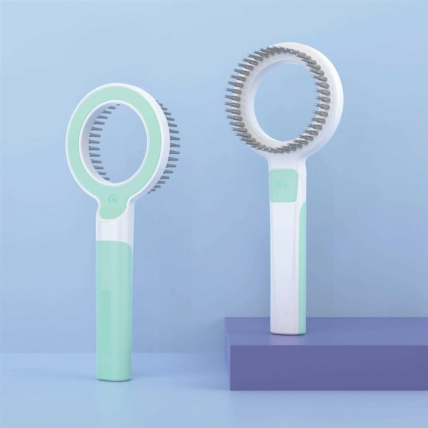 Alternative view of Pet Life WAGNIFY 360 Degree and Multi-Directional Modern Grooming Pet Rake Comb