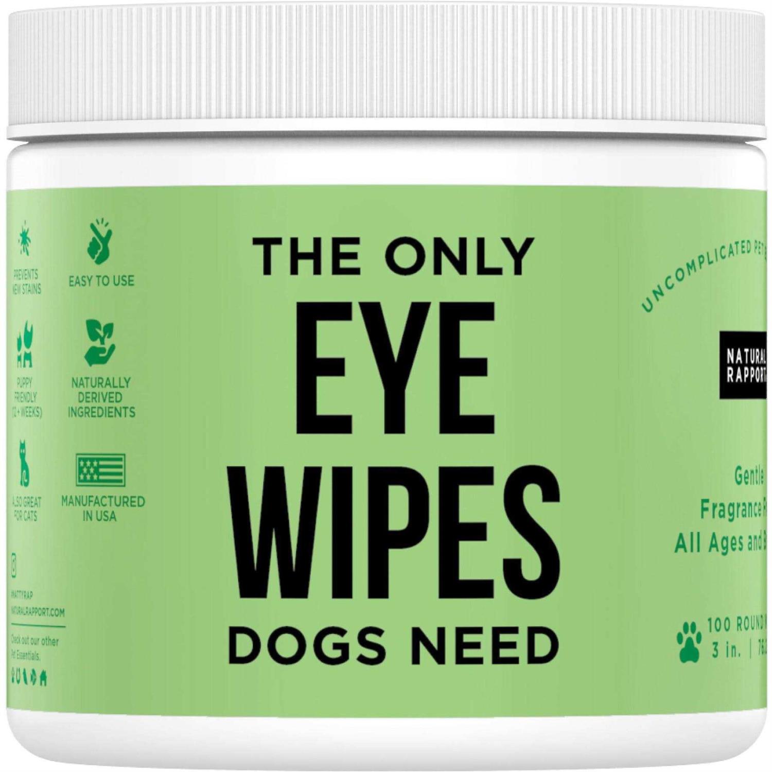 Natural Rapport The Only Dog Eye Wipes