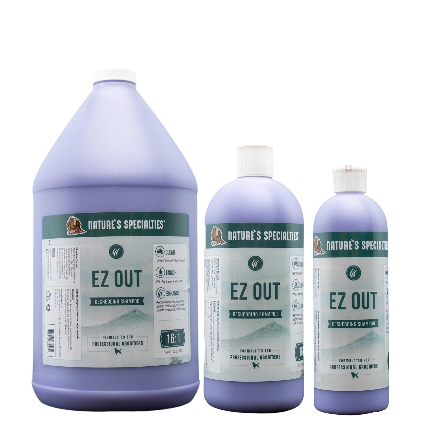 Alternative view of Nature's Specialties EZ Out Deshedding Shampoo for Dogs Cats