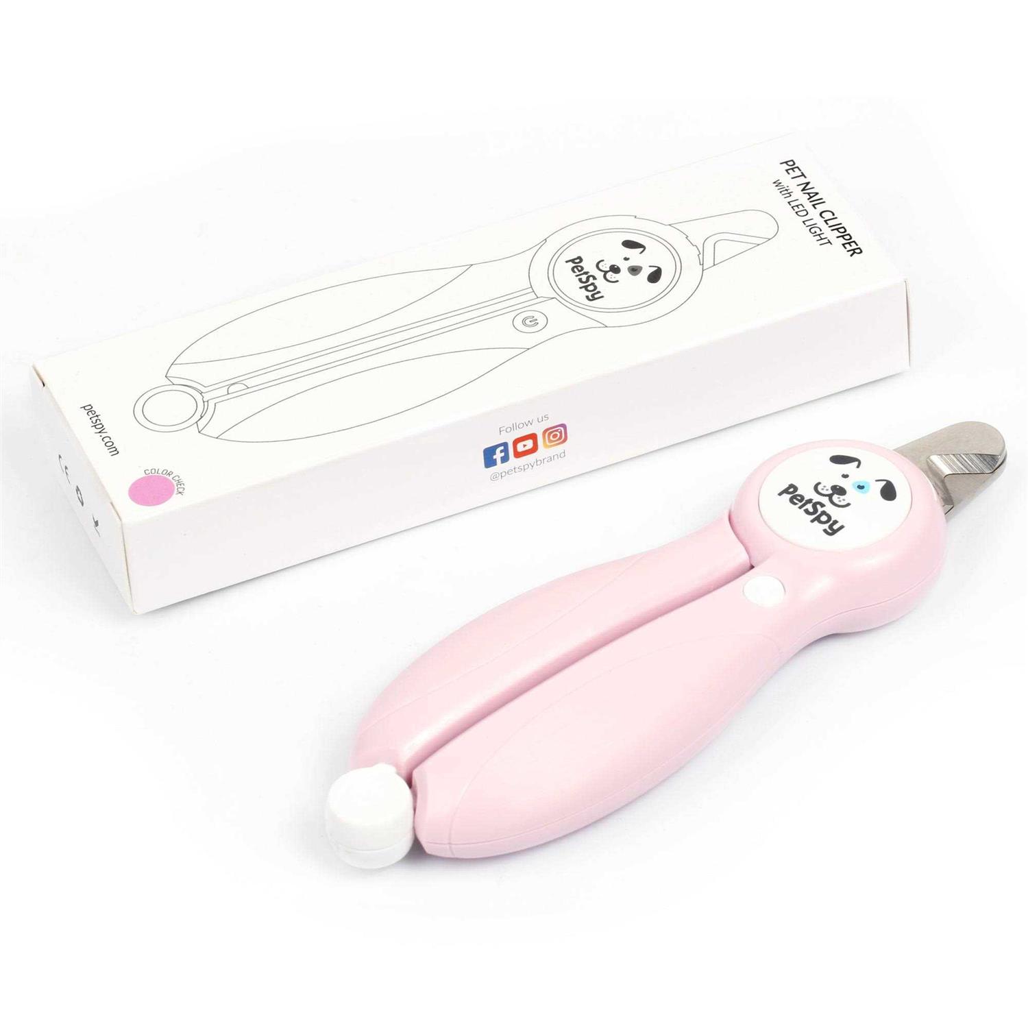 Alternative view of PetSpy Newest Dog Nail Clippers with LED Guide Light Professional Claw Care Pet Nail Clipper & Trimmer with Nail File