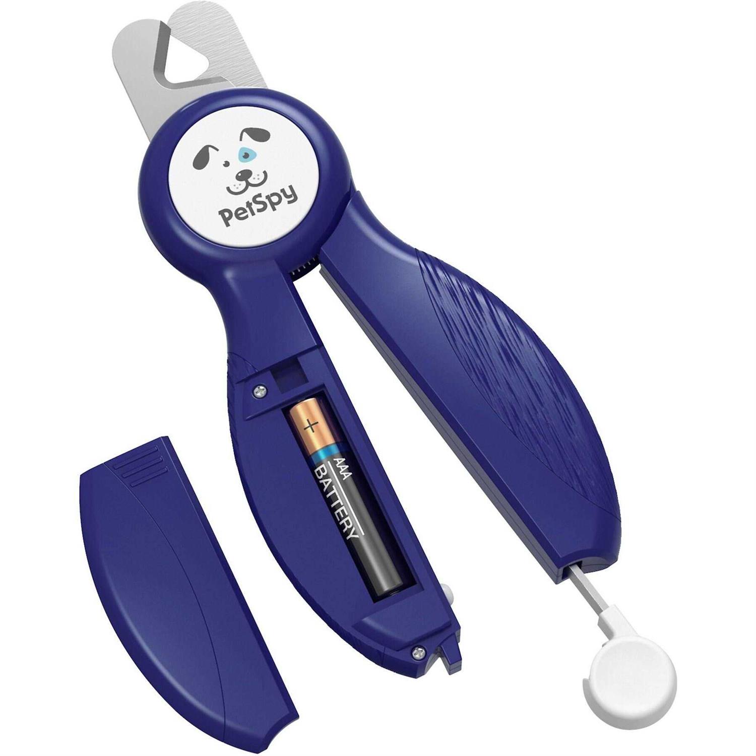 PetSpy Newest Dog Nail Clippers with LED Guide Light Professional Claw Care Pet Nail Clipper & Trimmer with Nail File
