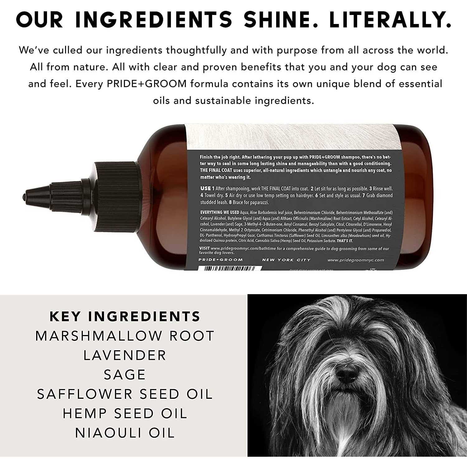 Alternative view of Pride and Groom Dog Conditioner for Shedders
