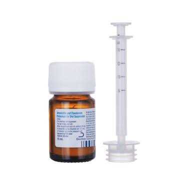 Alternative view of Amoxicillin and Clavulanate Potassium Oral Suspension Drops for Dogs a